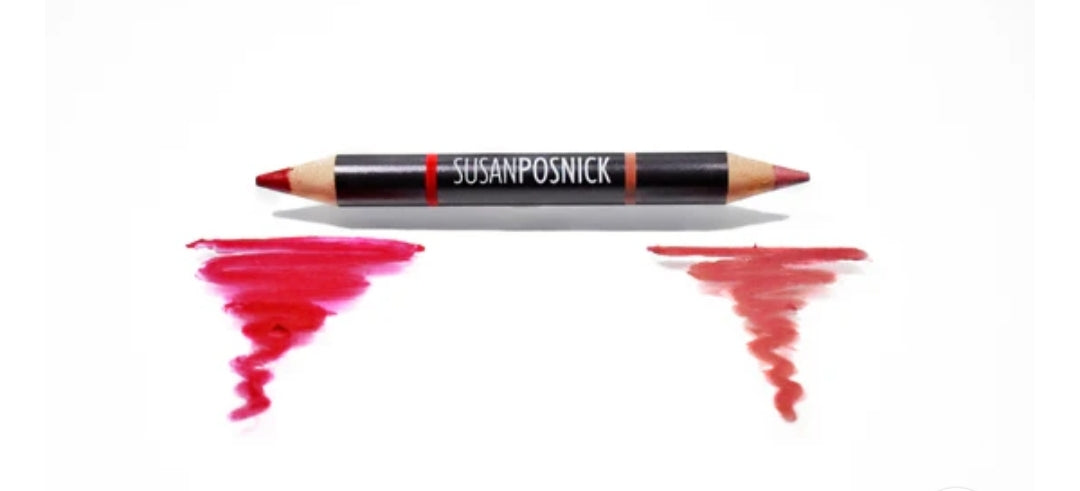 Lip Duo Pencil/2-Color Cream Blush Stick